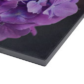 メイソンジャーの写真に紫紫紫紫紫紫紫紫紫紫紫紫紫陽花 カッティングボード (角)