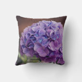 メイソンジャーの写真に紫紫紫紫紫紫紫紫紫紫紫紫紫陽花 クッション (裏面)