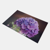 メイソンジャーの写真に紫紫紫紫紫紫紫紫紫紫紫紫紫陽花 ドアマット (アングル)
