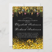 メイソンジャーを使ったラスティックウッドのエンゲージメントパーティー招待状 招待状 (正面)