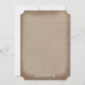 メイソンジャーカントリーバラブライダルシャワー招待状 招待状 (裏面)