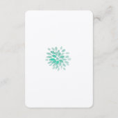 メイソンジャーガーデンウェディングレセプション プログラムカード エンクロージャーカード (裏面)