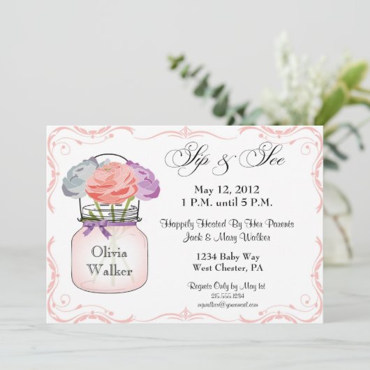 メイソンジャーシップアンドシーガール招待状 招待状 (スタンド正面)