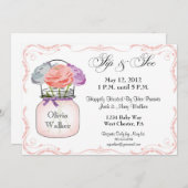 メイソンジャーシップアンドシーガール招待状 招待状 (正面/裏面)