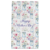 メイソンジャースのワイルドフラワーズハッピーマザーズデイ スモールペーパーバッグ (正面)