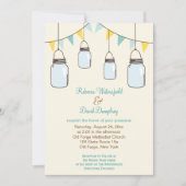 メイソンジャースカントリーテーマ結婚式招待状 招待状 (正面)