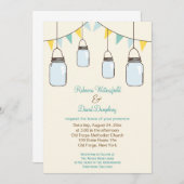 メイソンジャースカントリーテーマ結婚式招待状 招待状 (正面/裏面)