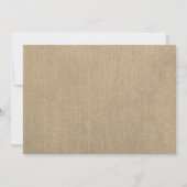 メイソンジャーストリングライト素朴ブライダルシャワー 招待状 (裏面)