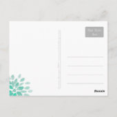 メイソンジャース庭園の結婚式 |サンキューカード ポストカード (裏面)