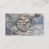 メイソンジャース&ラブバード素朴ブランチテーブルプレイス プレイスカード (裏面)