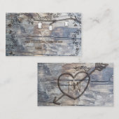 メイソンジャース&ラブバード素朴ブランチテーブルプレイス プレイスカード (正面/裏面)