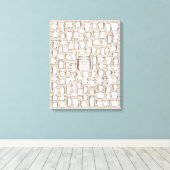 メイソンジャース – 100シグネチャーキャンバスゲストブック キャンバスプリント (インサイチュ (ウッドフロア))