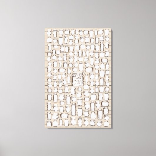 メイソンジャース – 150シグネチャーキャンバスゲストブック キャンバスプリント (正面)