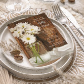 メイソンジャールとホワイトデイジーズバ結婚ンズ 招待状