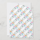 メイソンジャールピンクコーラルライムアクアフローラズ 招待状 (裏面)