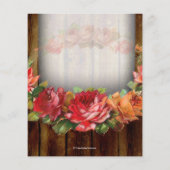 メイソンジャールフラワーリースブライダルシャワー (裏面)