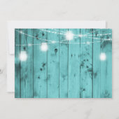 メイソンジャールライツウッドカップルズウェディングシャワー 招待状 (裏面)