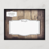 メイソンジャールライツルスティウッド日付ポストカードを保存 案内ポストカード (裏面)