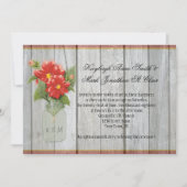 メイソンジャールレッドダリアスバーンウッド招待状 招待状 (正面)