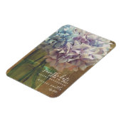 メイソンジャール紫陽花結婚式の日付を保存 マグネット (左側)