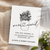 メイソンジャー引っ越しました新しいホームの移動告知 ポストカード