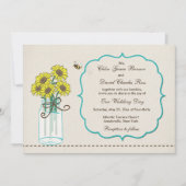 メイソンジャー配置招待状 招待状 (正面)