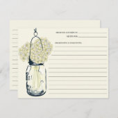 メイソンジャー&アジサイレシピカード (正面/裏面)