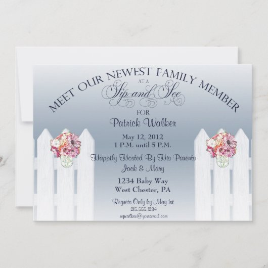 メイソンジャー　シップアンドシー　招待状 招待状 (正面)