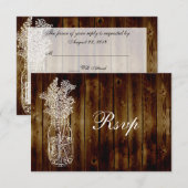 メイソンジャー スタンプ RSVP ダークウッド プランク (正面/裏面)
