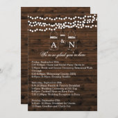 メイソンジャー ストリング ライト ウィークエンド アイテナリー カード (正面/裏面)