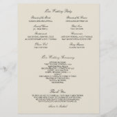 メイソンジャー ダイジーとヒマワリ | プログラム (裏面)