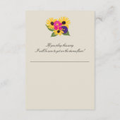 メイソンジャー ダイジーとヒマワリ | 返信 (裏面)