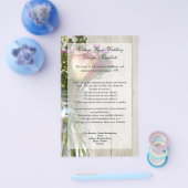 メイソンジャー(バラとワイルドフラワー付き) チラシ (シングル)