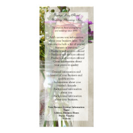 メイソンジャー(バラとワイルドフラワー付き) ラックカード