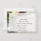 メイソンジャー(バラとワイルドフラワー付き) 出欠カード (裏面)