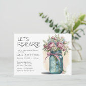 メイソンジャー |バラリハーサルディナー招待状 招待状 (スタンド正面)