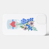 メイソンジャー フローラル iPhoneケース Case-Mate iPhoneケース (裏面 (横))