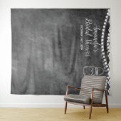 メイソンジャー ブライダルシャワー フォトブース 背景 タペストリー (インサイチュ(横))