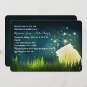 メイソンジャー&ホファイズナイト結婚式招待状 招待状 (正面/裏面)