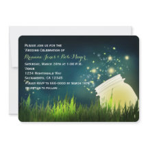 メイソンジャー&ホファイズナイト結婚式招待状