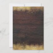 メイソンジャー ライト ラスティック ウッド リハーサル ディナー 招待状 (裏面)