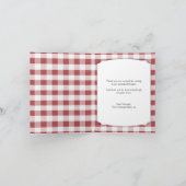 メイソンジャー　ラスティックスター　赤　感謝カード サンキューカード (内部)