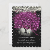 メイソンジャー ラディアントパープル ウェディング 招待状 (裏面)