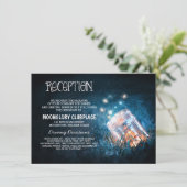 メイソンジャー ランタン 蛍 青い夜 結婚式 披露宴 エンクロージャーカード (スタンド正面)