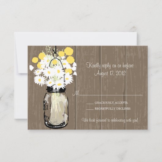 メイソンジャー ワイルドデイジー & ビリーボール RSVP (正面)