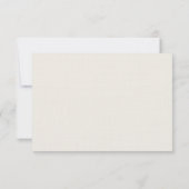 メイソンジャー＆ワイルドフラワー RSVP カード (裏面)