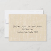 メイソンジャー＆ワイルドフラワー RSVP カード (裏面)