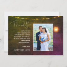 メイソンジャー 秋のあたたかい色の写真 ありがとうカード