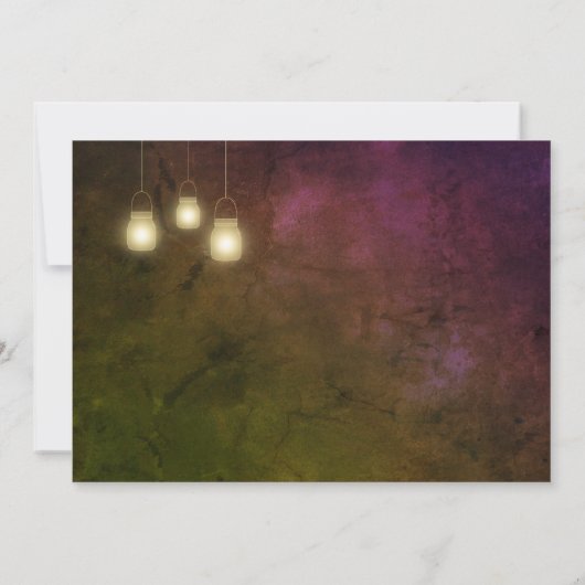 メイソンジャー 秋のあたたかい色の写真 ありがとうカード サンキューカード (裏面)