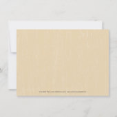 メイソンジャー & 秋のワイルドフラワー Save the Date セーブザデート (裏面)